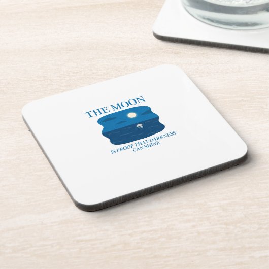 Own Your Weird - Bold Grunge Typography Getränkeuntersetzer (Linke Seite)