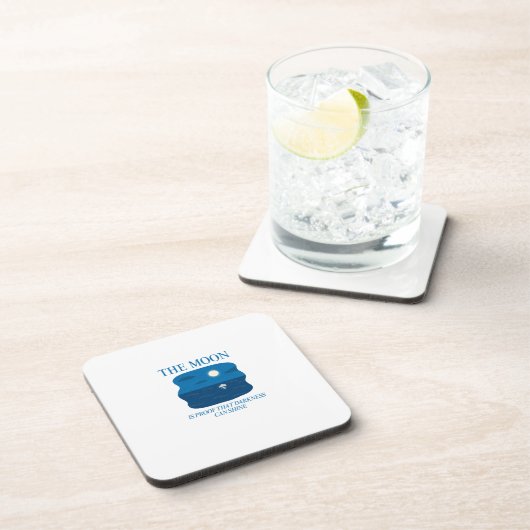 Own Your Weird - Bold Grunge Typography Getränkeuntersetzer (Rechte Seite)