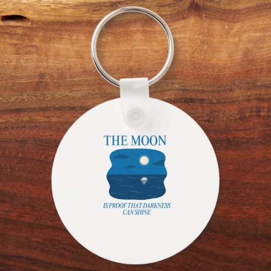 Own Your Weird - Bold Grunge Typography Schlüsselanhänger (Rückseite)