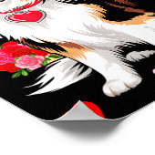 Owner Mom Dad Sheltie Dog Lover Valentines Day Poster (Ecke)