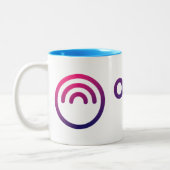 Owosso Pride Duo-Tone-Tasse Zweifarbige Tasse (Links)