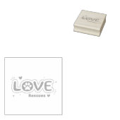 OWRAssist Liebe rettet Gummistempel (Stempel)