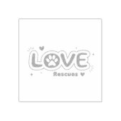 OWRAssist Liebe rettet Gummistempel (Prägung)