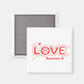 OWRAssist Liebe rettet Magnet (Vorderseite/Rückseite)