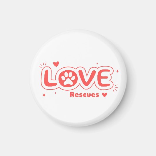 OWRAssist Love Rescues Magnet (Vorne)