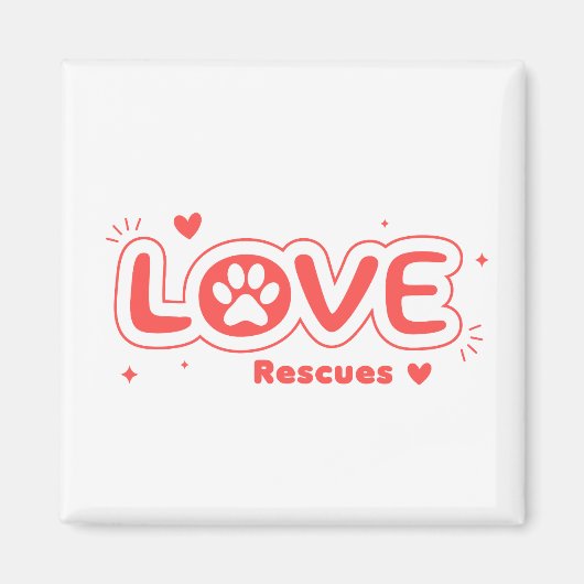 OWRAssist Love Rescues Magnet (Vorne)