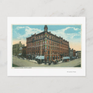 Owsley Block View TownButte, MT Postkarte