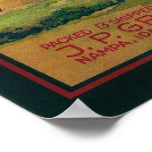 Owyhee Apple Crate LabelNampa, ID Poster (Ecke)