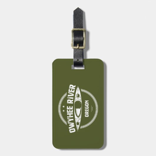 Owyhee River, Oregon Gepäckanhänger (Vorderseite vertikal)