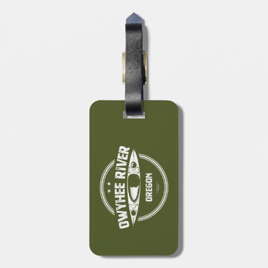 Owyhee River, Oregon Gepäckanhänger (Rückseite vertikal)