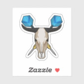 Ox bei Darts mit Dart Aufkleber (Blatt)