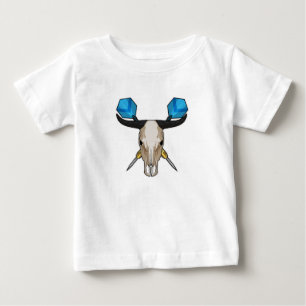 Ox bei Darts mit Dart Baby T-shirt