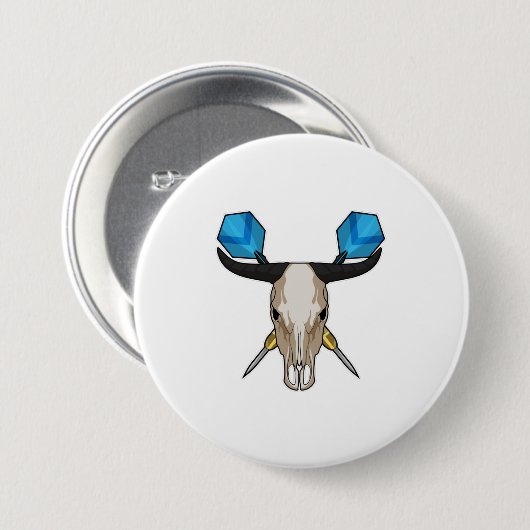 Ox bei Darts mit Dart Button (Vorne & Hinten)