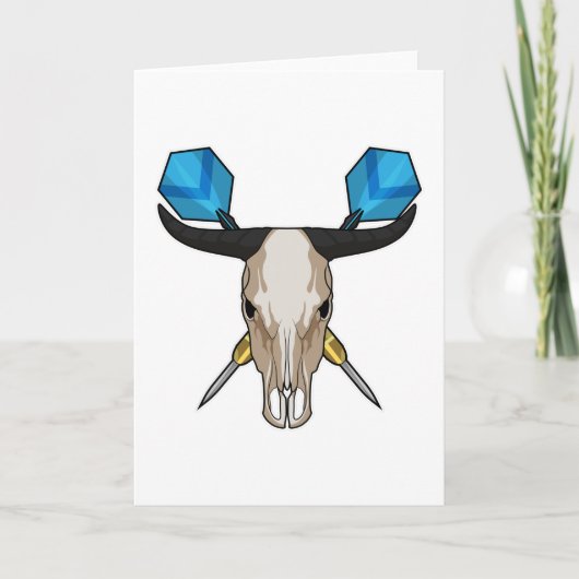 Ox bei Darts mit Dart Karte (Vorderseite)