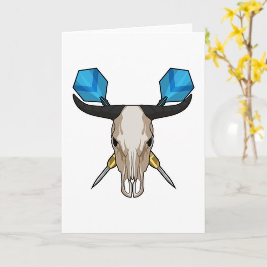 Ox bei Darts mit Dart Karte (Gelbe Blume)