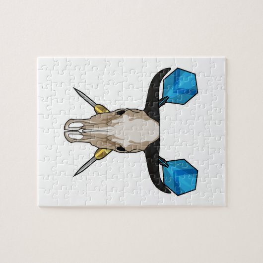 Ox bei Darts mit Dart Puzzle (Horizontal)