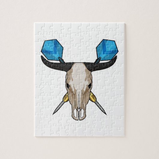 Ox bei Darts mit Dart Puzzle (Vertikal)