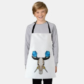 Ox bei Darts mit Dart Schürze (Getragen)