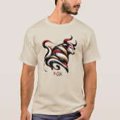 Ox Chinese Zodiac Sign T-Shirt (Vorderseite)