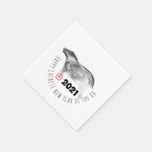 OX chinesisches Neujahr 2021 PN Serviette (Ecke)