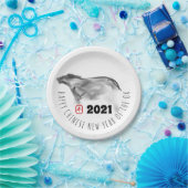 OX Chinesisches Neujahr 2021 PP Pappteller (Party)