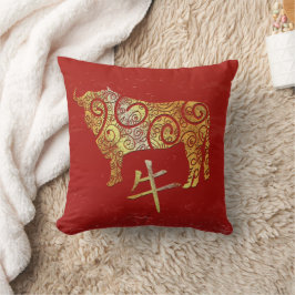 OX Chinesisches Sternzeichen für Horoskop Kissen
