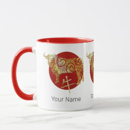 OX Chinesisches Sternzeichen für Horoskop Tasse