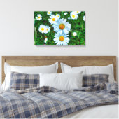 Ox-Eye Daisies Leinwanddruck (Insitu (Schlafzimmer))