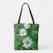 OX-Eye-Daisy auf der gesamten Print-Tasche Tasche (Rückseite)