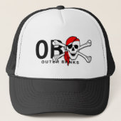 OX Skull und Crossbones Pirate Outer Banks Hat Truckerkappe (Vorderseite)