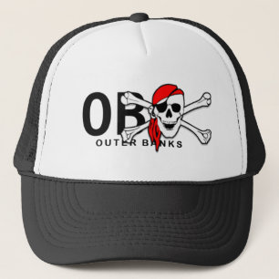 OX Skull und Crossbones Pirate Outer Banks Hat Truckerkappe