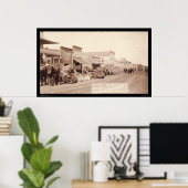 OX-Teams im Gebiet Sturgis Dakota SD 1887 Poster (Heimbüro)