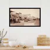 OX-Teams im Gebiet Sturgis Dakota SD 1887 Poster (Küche)