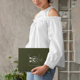 Ox Zodiac Notebook - Ushi Geometric Animal Journal Notizblock