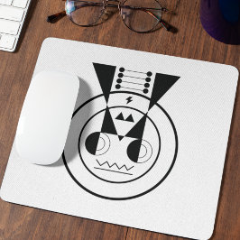 Ox Zodiac - Ushi Geometric Desk Accessory Mousepad