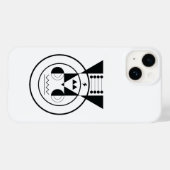 Ox Zodiac - Ushi-Symbol im geometrischen Stil Case-Mate iPhone Hülle (Rückseite (Horizontal))