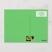 Oxalis-Blätter - Rot und Grün Postkarte (Rückseite)