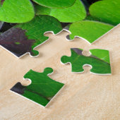 Oxalis-Blätter - Rot und Grün Puzzle (Seite)