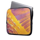 Oxalische Säure-Kristalle Laptopschutzhülle (Vorderseite Links)