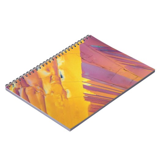 Oxalische Säure-Kristalle Notizblock (Linke Seite)