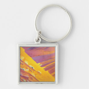 Oxalische Säure-Kristalle Schlüsselanhänger