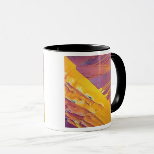 Oxalische Säure-Kristalle Tasse (VorderseiteRechts)