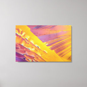 Oxalsäure-Kristalle Leinwanddruck