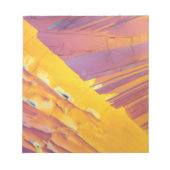 Oxalsäure-Kristalle Notizblock (Vorderseite)