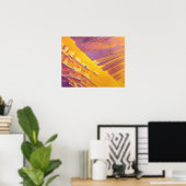 Oxalsäure-Kristalle Poster (Heimbüro)