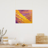 Oxalsäure-Kristalle Poster (Küche)