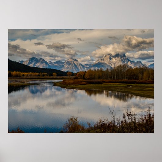 Oxbow Bend Grand Teton Nationalpark Poster (Vorne)