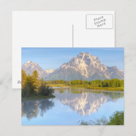 Oxbow Bend Postkarte (Vorne/Hinten)