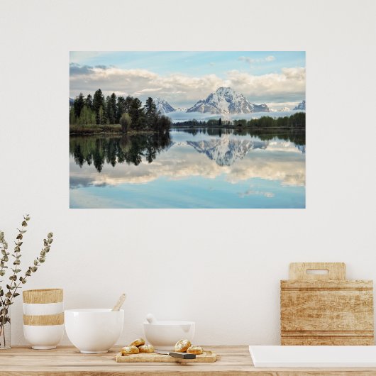 Oxbow Bend Reflection Poster (Küche)