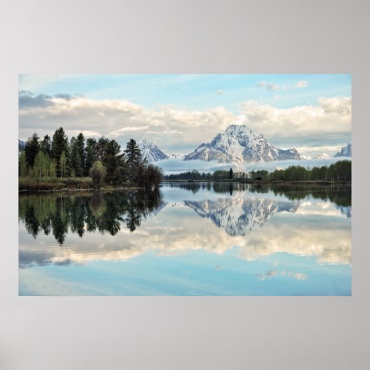 Oxbow Bend Reflection Poster (Vorne)